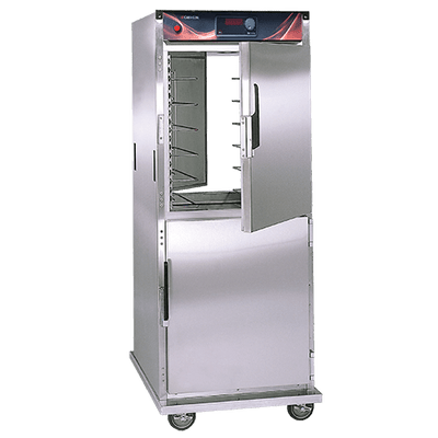 Cres Cor H137PSUA12D 28.75" W Stainless Steel Insulated Pass-Thru Mobile Heated Cabinet - 120 Volts