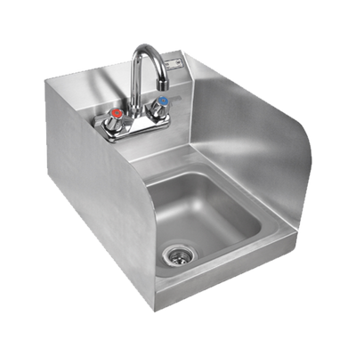John Boos PBHS-W-0909-P-SSLR Pro-Bowl Hand Sink Wall Mount 12"W x 14-1/2"D x 12-1/4"H