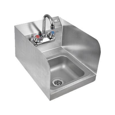John Boos PBHS-W-0909-P-SSLR Pro-Bowl Hand Sink Wall Mount 12"W x 14-1/2"D x 12-1/4"H