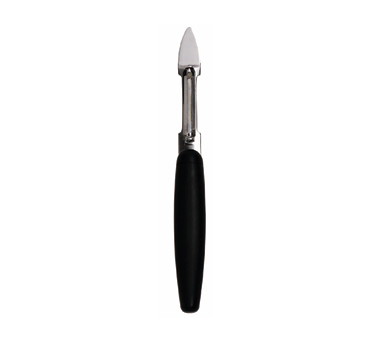 Matfer Bourgeat 120901 Stainless Steel Professional Peeler Black Polypropylene Handle
