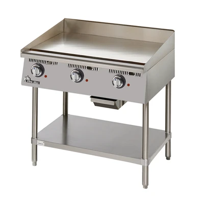 Star 736TA 36" W Stainless Steel Countertop Electric Smooth Steel Ultra-Max Heavy Duty Griddle - 208 Volts