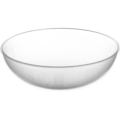 Carlisle 722307 23" Dia. 33 Qt. PolyCarbonate Round Salad Bowl