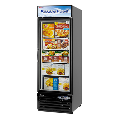 Turbo Air TGF-23F(B)-N 27"W One-Section Glass Door Freezer Merchandiser