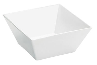 Cal-Mil SR262
 4 qt
 Plastic
 White
 Square
 Sierra Bowl