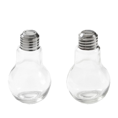 American Metalcraft SPLB7 LightBulb Salt and Pepper Shaker Set 4 Oz.