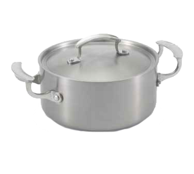 Vollrath 49410 7-7/8" Dia. Stainless Steel / Aluminum Miramar Display Cookware Casserole
