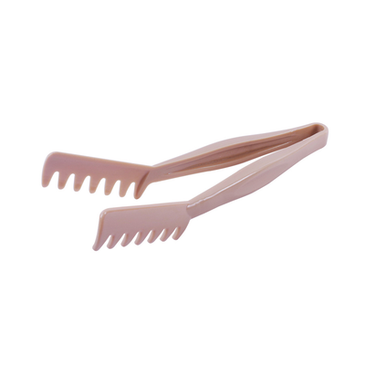CAC China STKU-11BG 11" L Beige Plastic Spaghetti Tong (144 Each Per Case)
