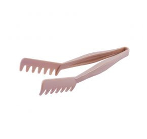CAC China STKU-11BG 11" L Beige Plastic Spaghetti Tong (144 Each Per Case)