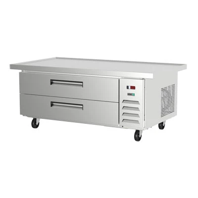 Asber ACBR-52-60 60.25" W Two Drawer Chef Base Refrigerated Equipment Stand