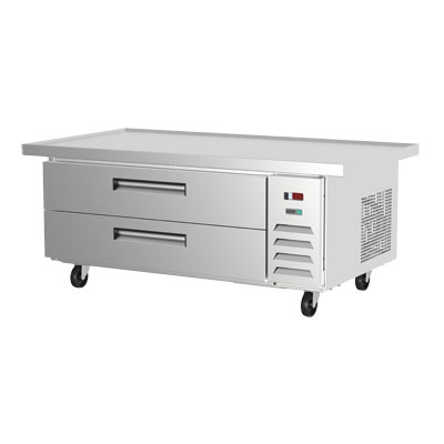 Asber ACBR-52-60 60.25" W Two Drawer Chef Base Refrigerated Equipment Stand