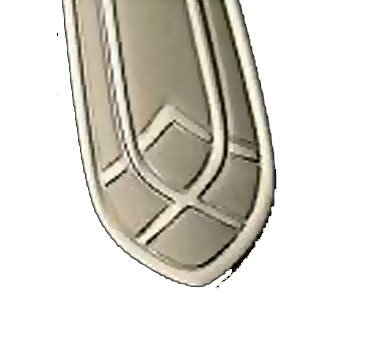 Bon Chef S1406 8.54" 18/10 Stainless Steel Viva European Dinner Fork