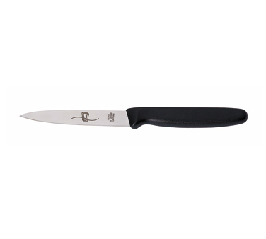 Matfer Bourgeat 182103 4" Giesser Messer Paring Knife with Black Handle