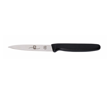 Matfer Bourgeat 182103 4" Giesser Messer Paring Knife with Black Handle