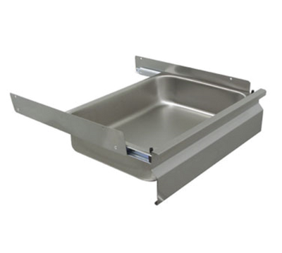 Advance Tabco SS-2020-X Special Value Series 20" L x 20" W x 5" D Stainless Steel Deluxe Drawer with Slides