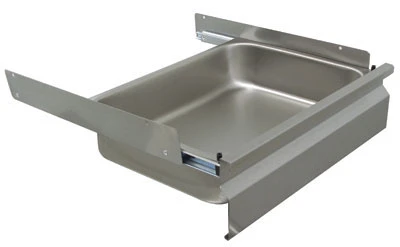 Advance Tabco SS-2020-X Special Value Series 20" L x 20" W x 5" D Stainless Steel Deluxe Drawer with Slides