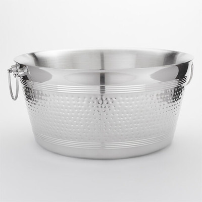 American Metalcraft DWBT185 Stainless Steel Party Tub 18.5" Dia. x 9" H