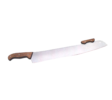 American Metalcraft PWK19 18" Stainless Steel Pizza Knife Wood Handle