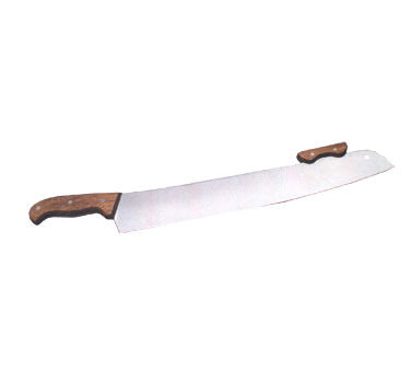 American Metalcraft PWK19 18" Stainless Steel Pizza Knife Wood Handle