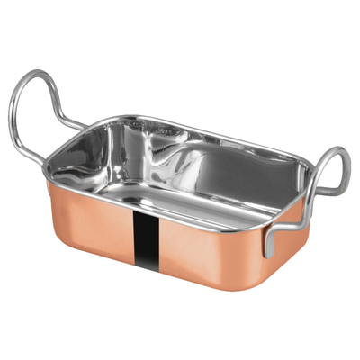 Winco DDSB-204C
 16 Oz.
 Copper
 Rectangular
 Mini RoasTing Pan