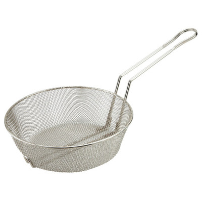 Winco MSB-10F 10" dia. x 3" deep Round Culinary Basket