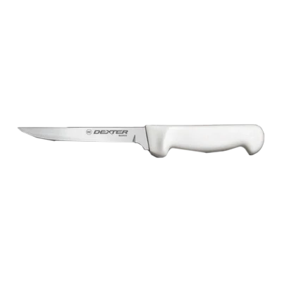 Dexter 316013 5" White Basics Boning Knife with Polypropylene Handle