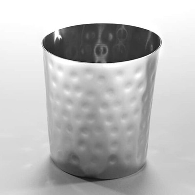 American Metalcraft FFHM35 4" 26 Oz. Stainless Steel Round French Fry Cup