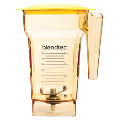Blendtec 40-710-06 FourSide 75 Oz. Copolyester Jar - Yellow - Pack of 2