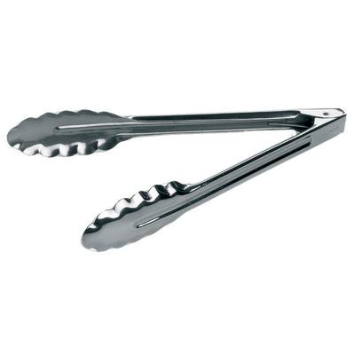 Matfer Bourgeat 652015 9-1/2"L Stainless Steel All-Purpose Tongs