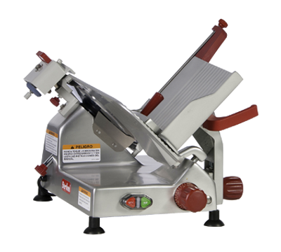 Berkel B10-SLC Stainless Steel and Aluminum Finish Manual Electric Slicer - 115 Volts