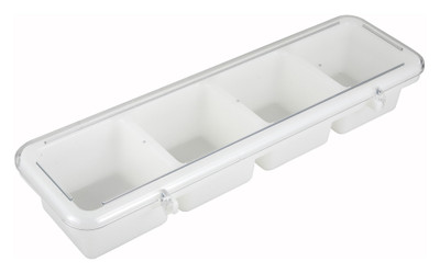Winco BC-4P Bar Caddy 4-Compartment 18"
