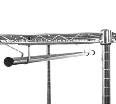 Metro AT3018NC Super Erecta Garment Hanger 30&quot;L Chrome Plated Finish