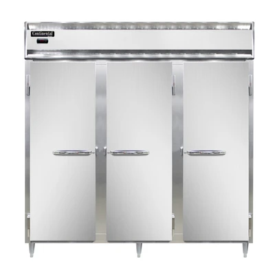 Continental Refrigeration DL3W-SA-PT Designer Line Heated Cabinet Pass-Thru 78"