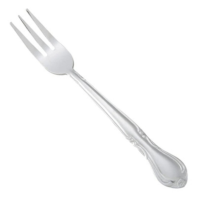 Winco 0004-07 6" 18/0 Stainless Steel Oyster Fork (Contains 1 Dozen)