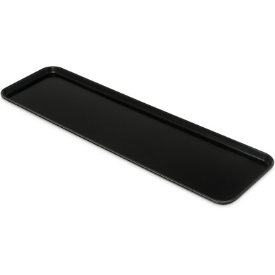 Carlisle 830FMT309 30" W x 8.5" D x 0.75" H Fiberglass Ebony Market Tray