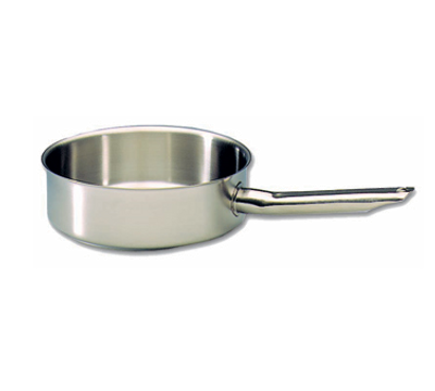 Matfer Bourgeat 696028 4 Qt. Stainless Steel Unbreakable Annular Weld Bourgeat Excellence Sauté Pan