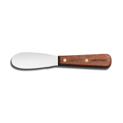 Dexter 18120 3-1/2" Sandwich Spreader with Rosewood Handle