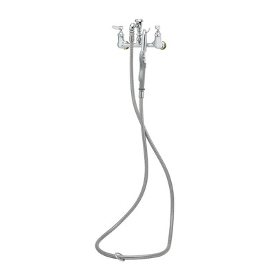 T&amp;S Brass B-0610-CC-H108 Pot &amp; Kettle Filler Faucet wall mount 8"