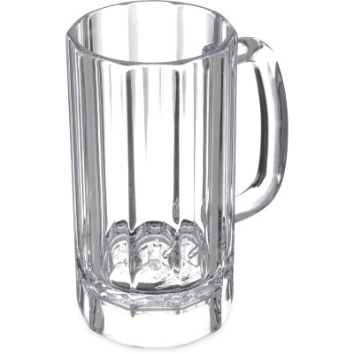 Carlisle 4396507 16 Oz. Polycarbonate Clear Lexington Mug