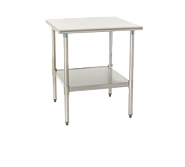 Eagle Group T3036SEB 36"W x 30"D 16/300 Series Stainless Steel Top Deluxe Series Work Table