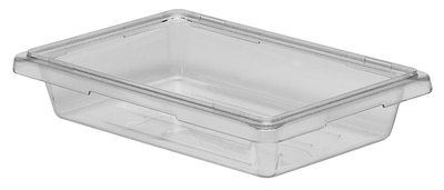 Cambro 12183CW135 1.75 Gal. 18&quot; W x 3 1/2&quot; D x 3 1/2&quot; H Clear Camwearood Storage Container