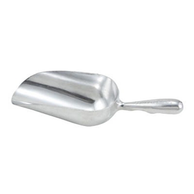 Winco AS-5 5 Oz. Round Bottom Aluminum Utility Scoop