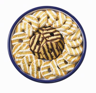 Cal-Mil 3477-15
 9-1/2"
 Melamine
 Two Tone
 Round
 Serving Tray