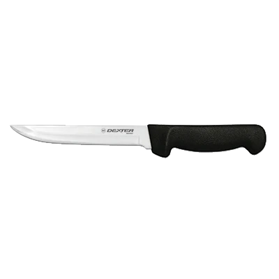 Dexter 31615B 6" Black Basics Boning Knife with Polypropylene Handle