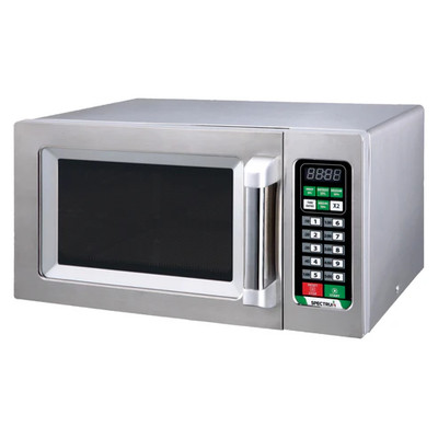 Winco EMW-1000ST Spectrum Stainless Steel Commercial Microwave - 120 Volts