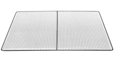 Adcraft GR-1914H 19.13" x 13.5" Nickel Plated Wire Tube Screen Grate