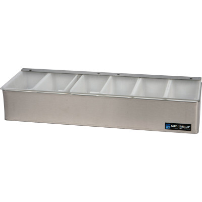 San Jamar B4186L Garnish Tray Non-Chilled 18"
