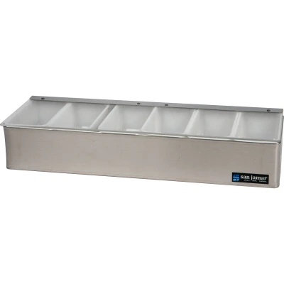 San Jamar B4186L Garnish Tray Non-Chilled 18"