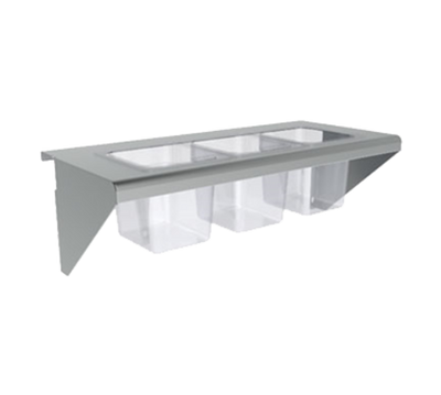 Vulcan CONRAIL-48 48" W Stainless Steel Condiment Rail
