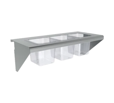Vulcan CONRAIL-48 48" W Stainless Steel Condiment Rail