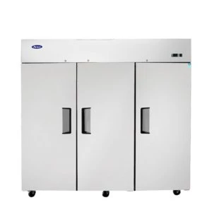 Atosa MBF8006GR 64.9 Cu. Ft. Stainless Steel Solid Door Reach-In Refrigerator - 115 Volts
